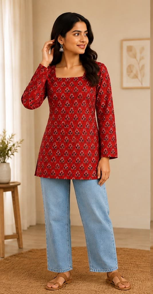 Lavanya Straight Short Kurti