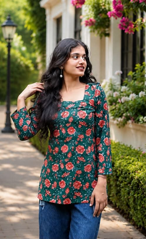 Riya Straight Short Kurti