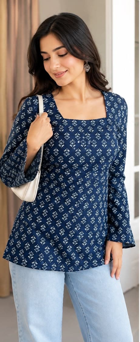 Monica Straight Short Kurti